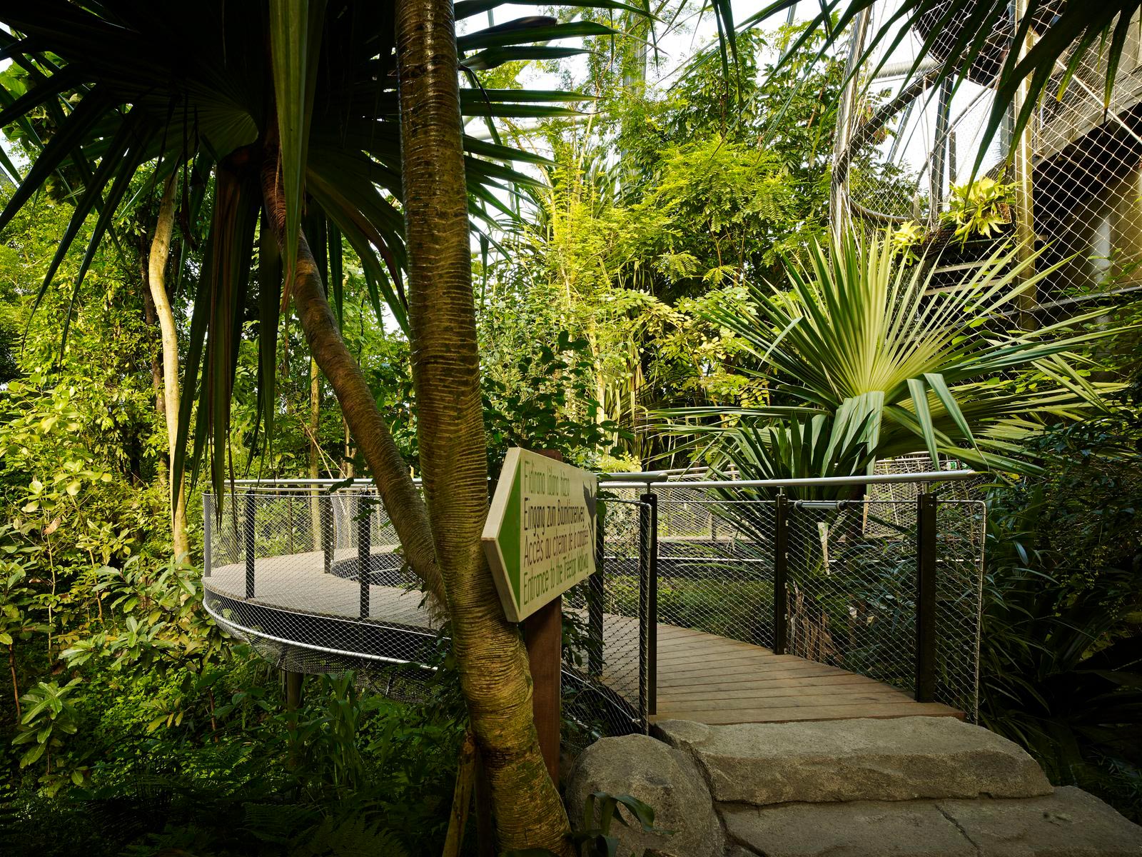 Webnet railing at Masoala Hall, Zoo zürich